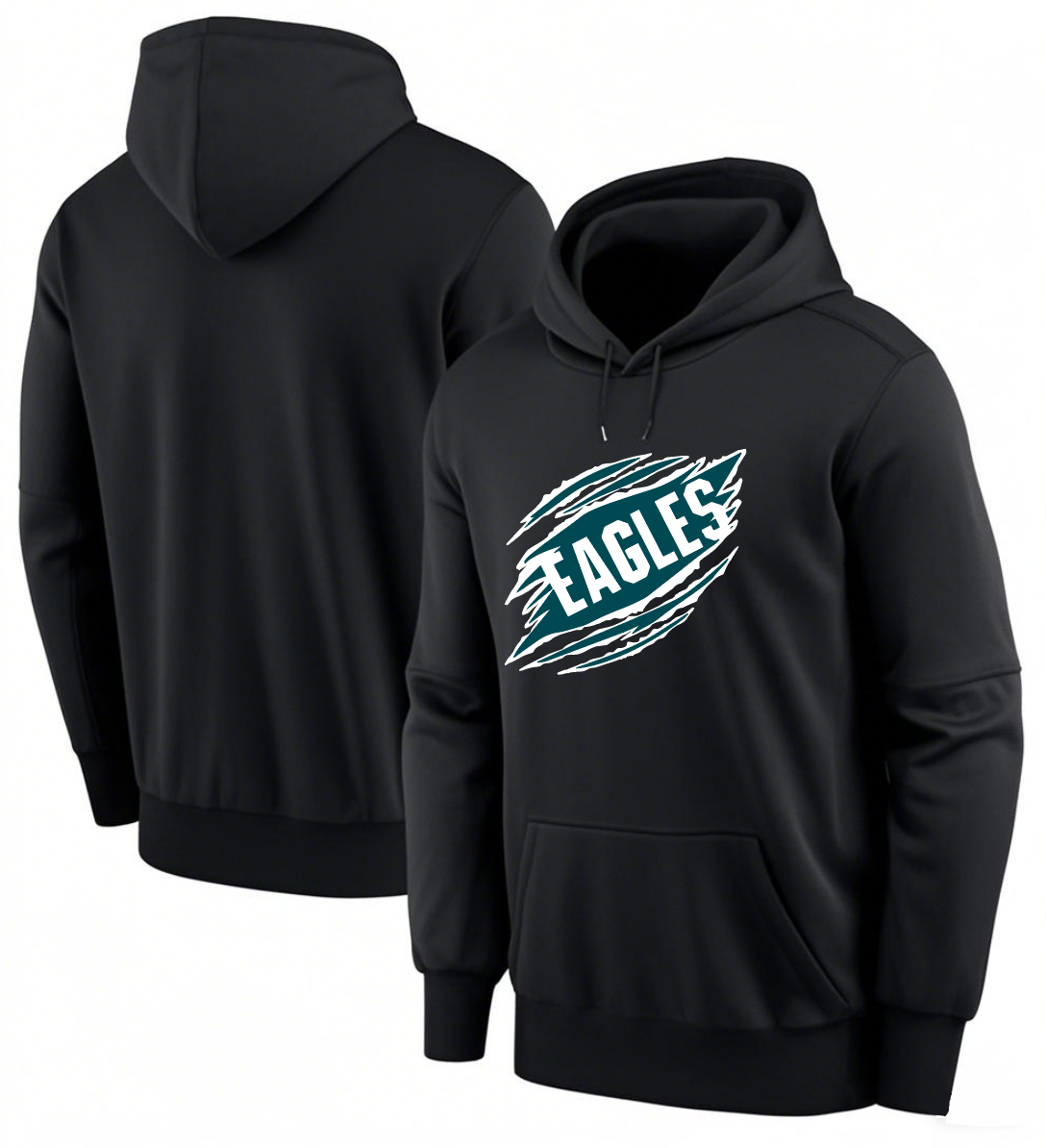 Men 2025 Philadelphia Eagles black hoodie style 16